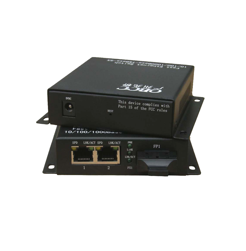 千兆1光2電物理隔離收發器 千兆1光2電物理隔離收發器