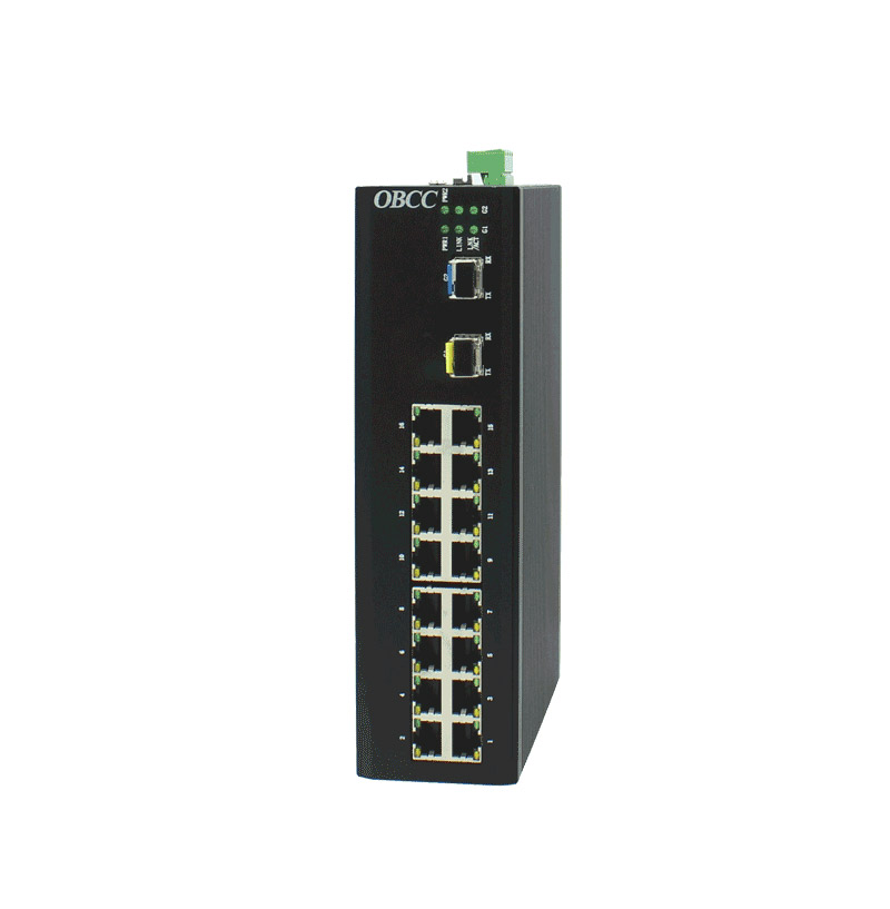 2千兆光+16百兆電工業交換機 2千兆光+16百兆電工業交換機